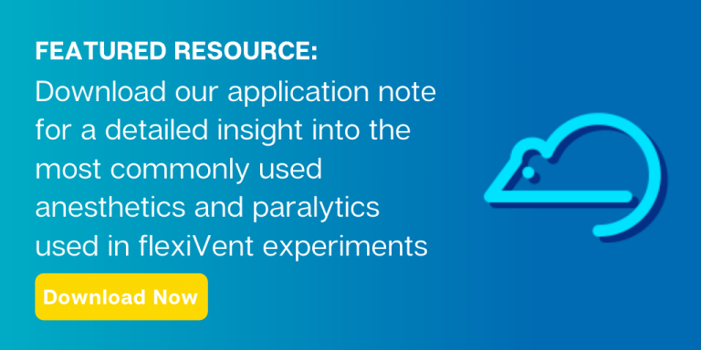 preclincial respiratory anesthesia regimes