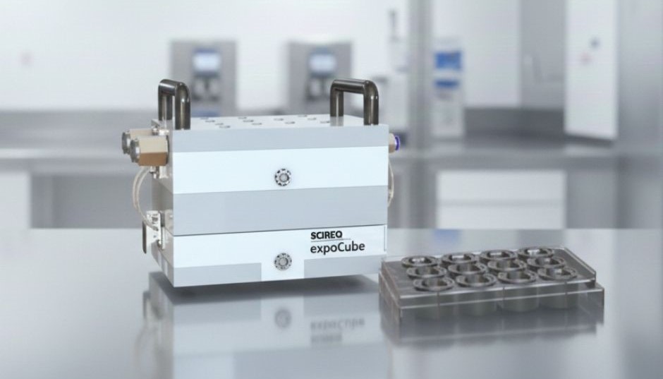 expoCube in a lab