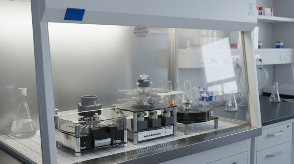 inExpose in a lab