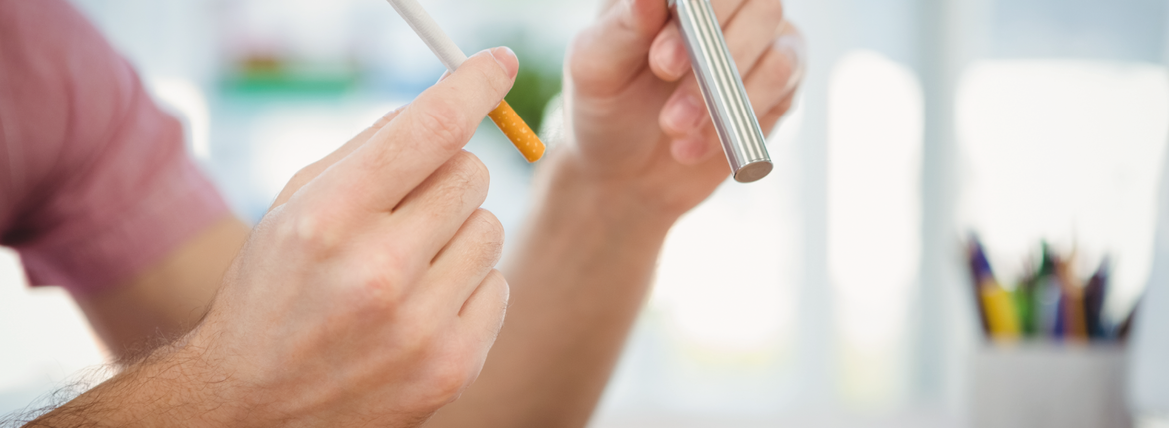 Combustible and Electronic Cigarette